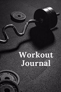 Workout Journal / Fitness Log Book / Exercise Gym Planner, Diary ( 6 x 9, 100 pages, softcover )