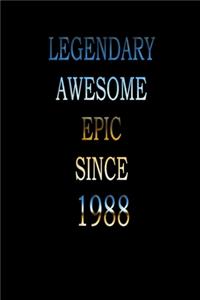 Legendary Awesome Epic since 1988