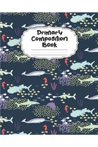 Ocean Fish Primary Composition Book