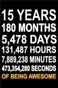 15 Years Of Being Awesome