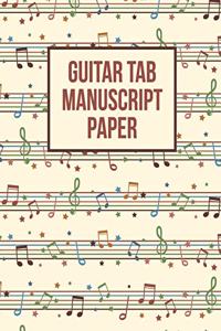 Guitar Tab Manuscript Paper