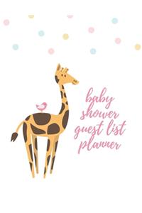 Baby Shower Guest List Planner