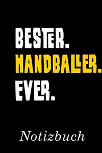 Bester Handballer Ever Notizbuch