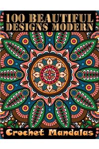 100 Beautiful Designs Modern Crochet Mandalas
