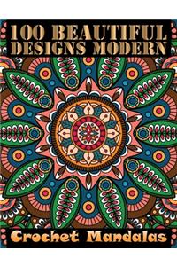 100 Beautiful Designs Modern Crochet Mandalas