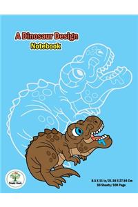 A dinosaur Design Notebook