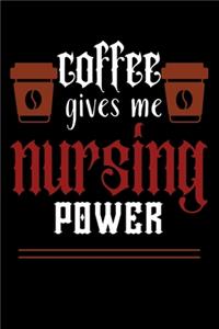COFFEE gives me nursing power