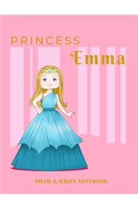 Princess Emma Draw & Write Notebook