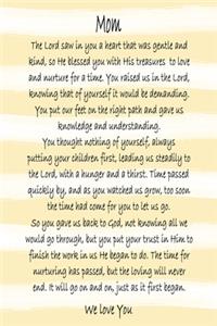 Mom We Love You Prayer Journal