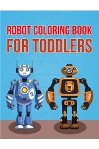 Robot Coloring Book For Toddlers