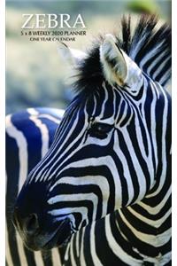 Zebra 5 x 8 Weekly 2020 Planner