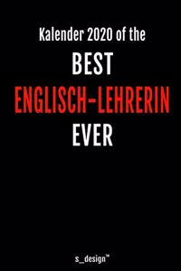 Kalender 2020 für Englisch-Lehrer / Englisch-Lehrerin