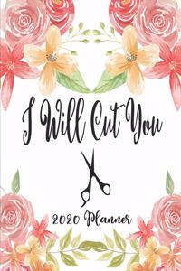 I Will Cut You 2020 Planner