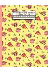 Pizza Primary Composition Notebook