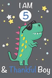 I am 5 and Thankful Boy