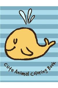 Cute Animal Coloring Book