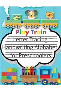 Play Train Letter Tracing Book Handwriting Alphabet for Preschoolers