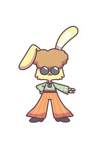 Hippie Rabbit Notebook