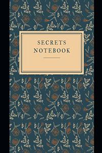 My Secrets Notebook Lined Journal