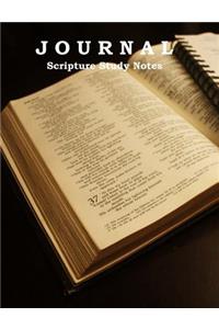 Journal Scripture Study Notes