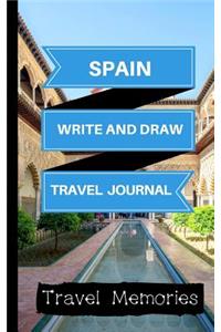 Spain Write and Draw Travel Journal