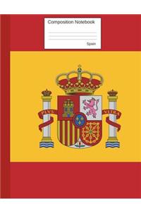 Spain Composition Notebook