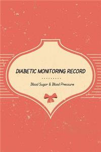 Diabetic Monitoring Record