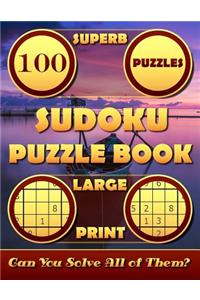 Superb Sudoku Puzzle Books Large Print. (100 Puzzles)