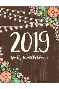 2019 Monthly Planner 8.5 x 11