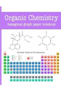 Organic Chemistry Hexagonal Graph Paper Notebook