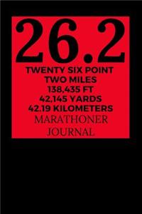 26.2 Marathoner Journal