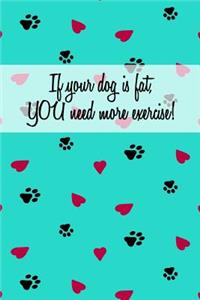 If Your Dog Is Fat, You Need More Exercise!