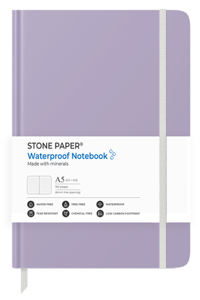 Stone Paper Lavender Lined Notebook
