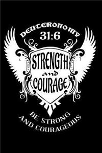 Strength And Courage Deuteronomy 31