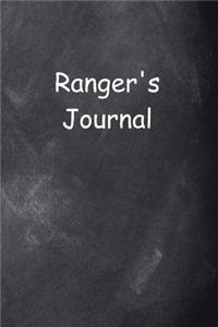 Ranger's Journal Chalkboard Design