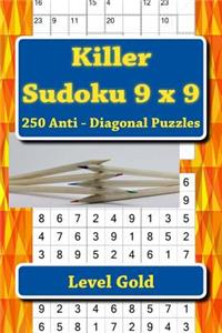 Killer Sudoku 9 X 9 - 250 Anti - Diagonal Puzzles - Level Gold