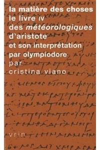 La Matiere Des Choses