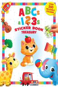 Abc's & 123's Sticker Book Treasury