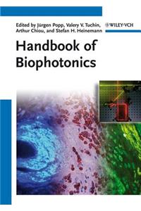 Handbook of Biophotonics, 3 Volume Set