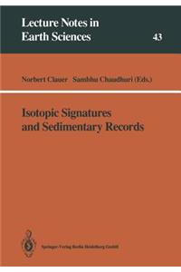 Isotopic Signatures and Sedimentary Records