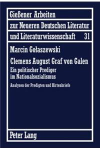 Clemens August Graf Von Galen