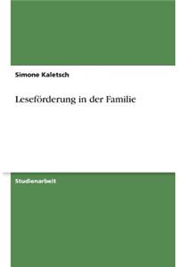 Leseförderung in Der Familie