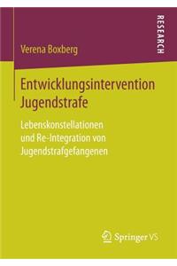 Entwicklungsintervention Jugendstrafe
