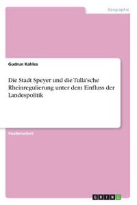 Stadt Speyer und die Tulla'sche Rheinregulierung unter dem Einfluss der Landespolitik