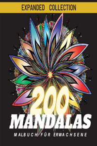 200 Mandalas Malbuch für Erwachsene