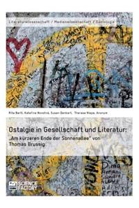 Ostalgie in Gesellschaft und Literatur