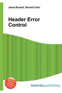 Header Error Control