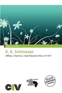 K. K. Srinivasan