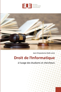 Droit de l'Informatique