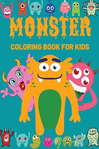 Monster Coloring Book For Kids